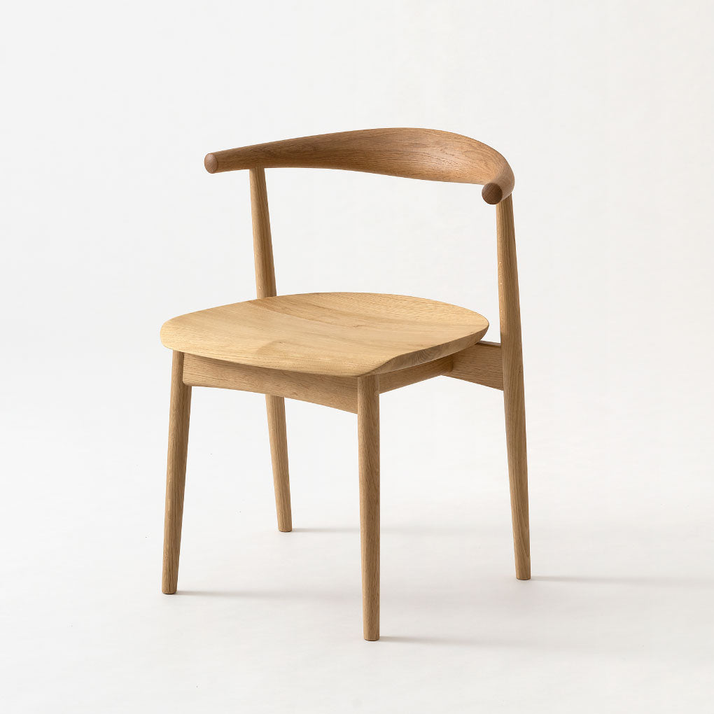 Kurinoki Semi Armchair (wooden seat)