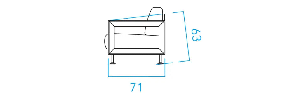 Contract Collection Sofa 2P - Furniture
