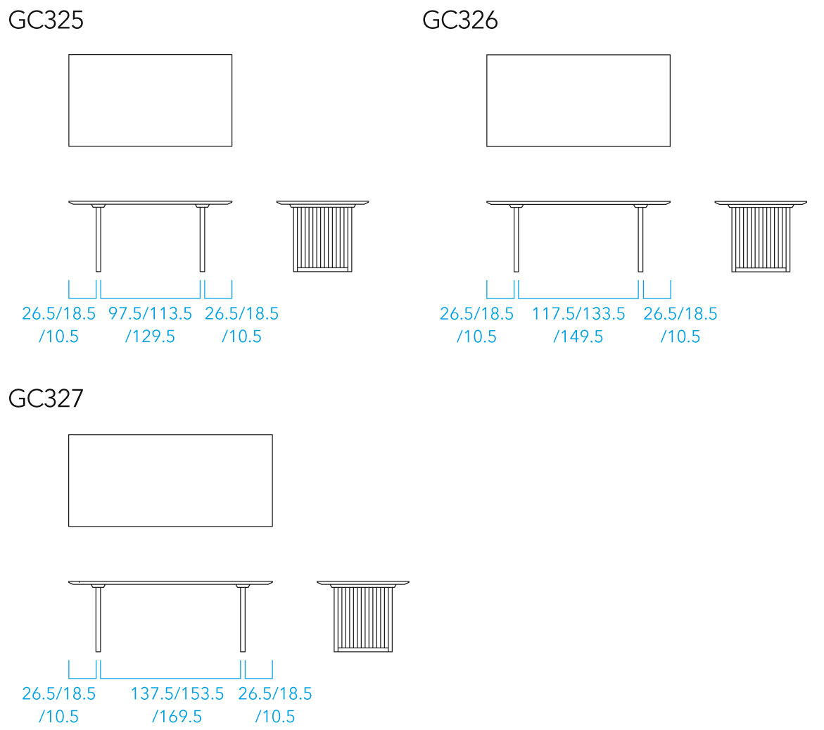 Sebastian Conran Gifu Collection Dining Table