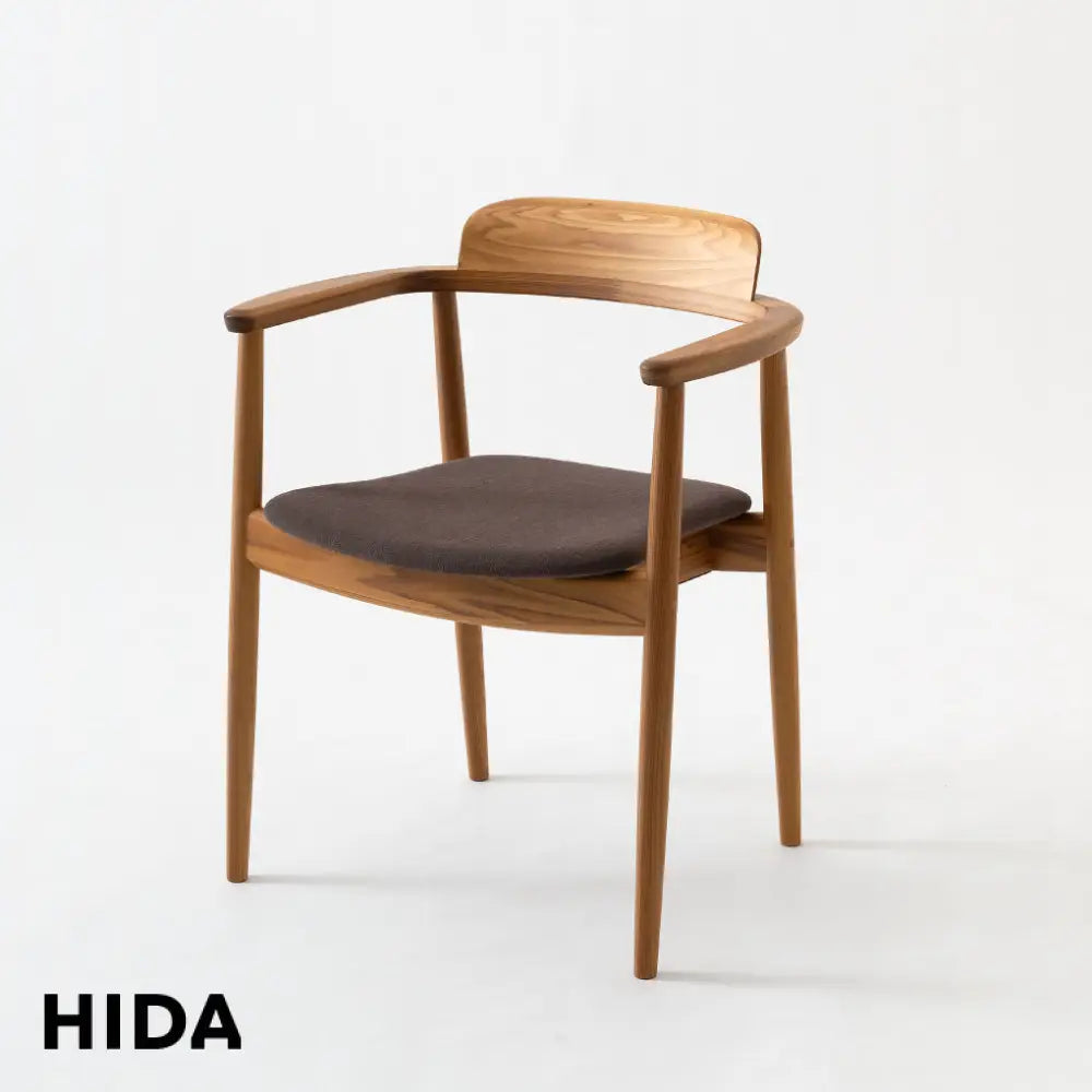 Kasane Armchair (upholstered seat) - Cedro Japonés Comprimido - Furniture