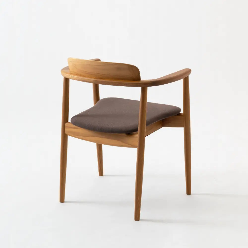 Kasane Armchair (upholstered seat) - Cedro Japonés Comprimido - Furniture