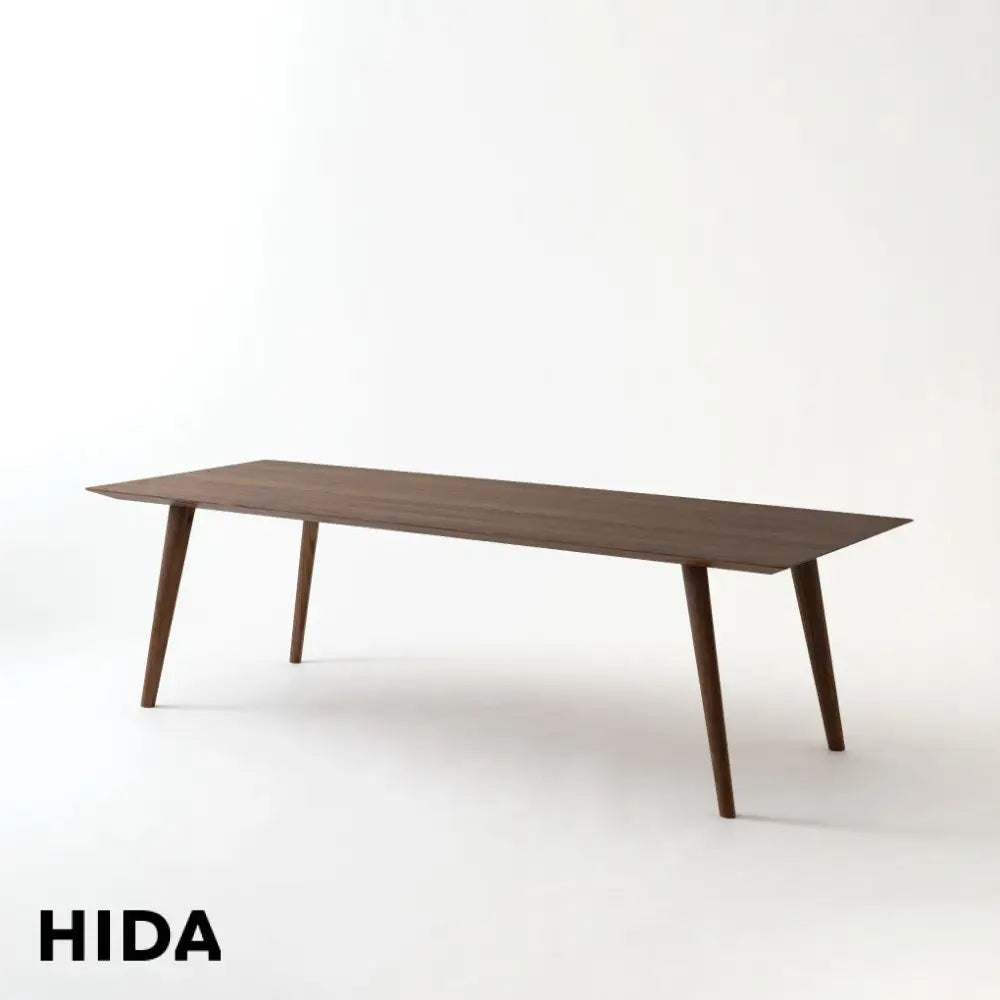 Kumahida Dining Table by Kengo Kuma - Roble Blanco - Furniture