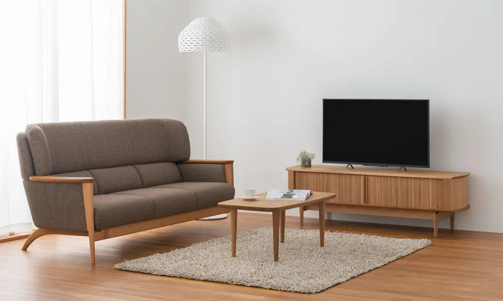 Seoto-EX TV Stand W155 - Roble Blanco - Furniture