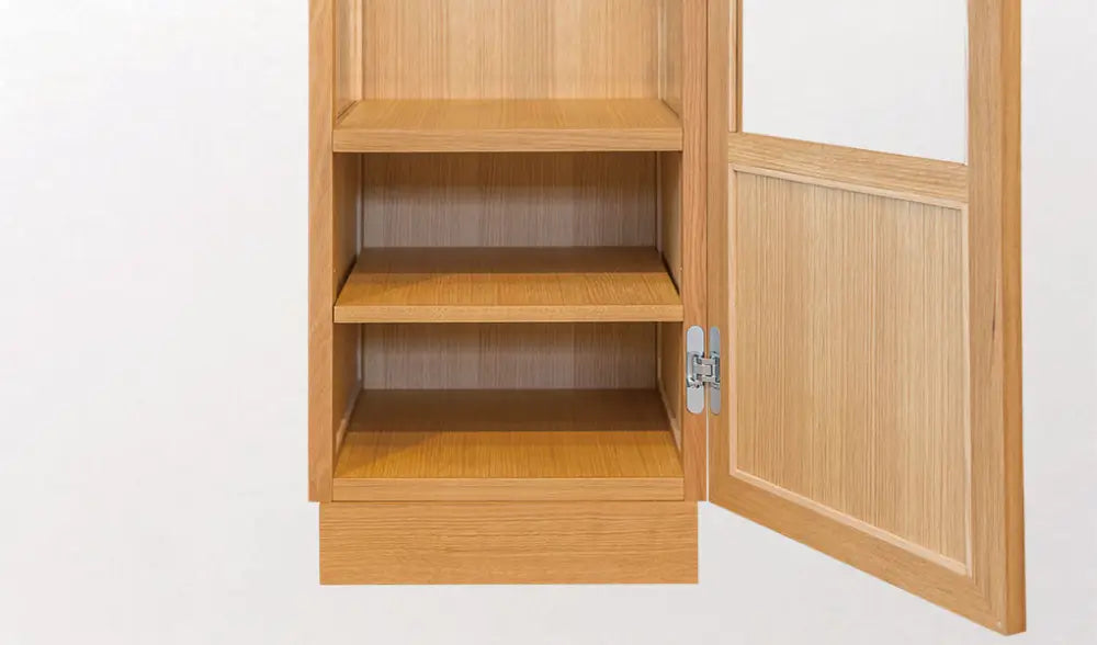 Standard Collection Curio Cabinet with LED - Roble Blanco - Furniture