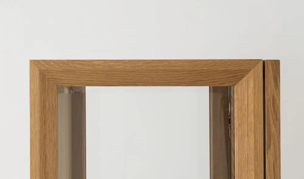 Standard Collection Curio Cabinet with LED - Roble Blanco - Furniture