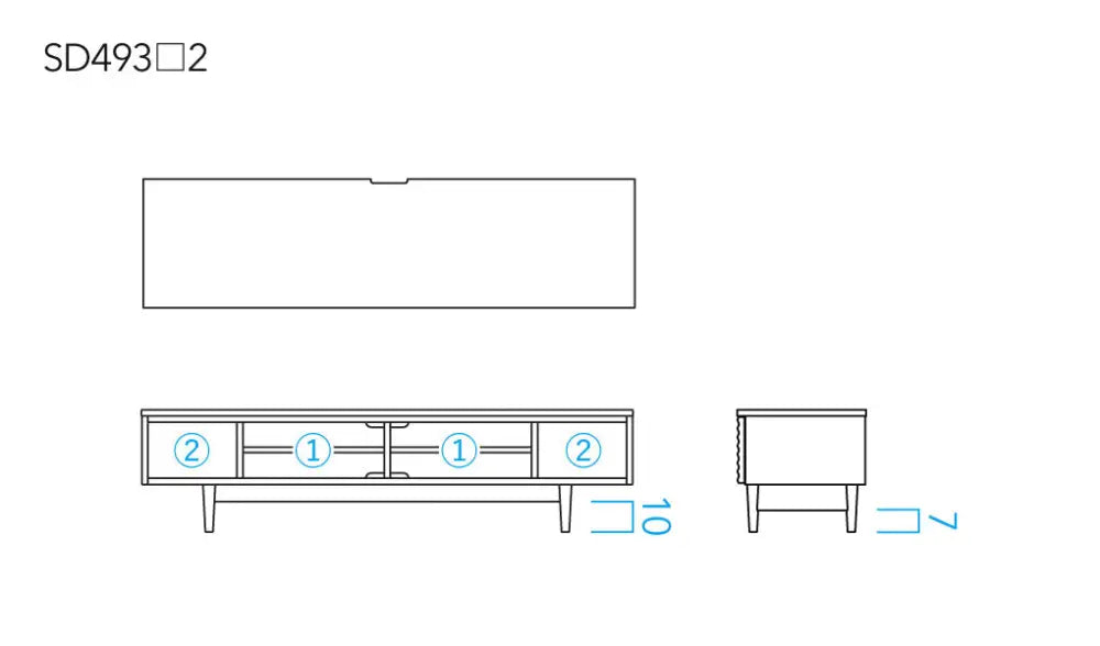 Standard Collection TV Cabinet W160 - Haya - Furniture