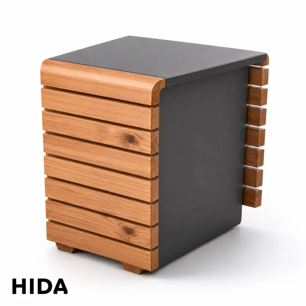 Stripe Table KU145T - Cedro Japonés Comprimido - Furniture