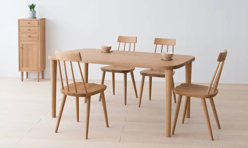 Tugumi Dining Table W150 - Roble Blanco - Furniture